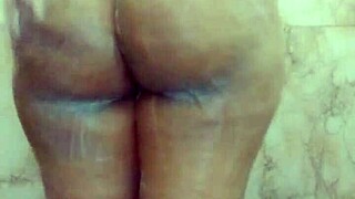 desi girlfriend fingers her fat pussy in bathroom dirty talk hd