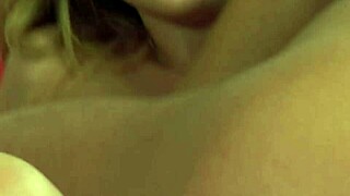 sexy teen beauty gets bent over fucked hard by two muscular guys double style
