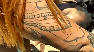 beach couple teases with blowjobs and facials from monster cocks