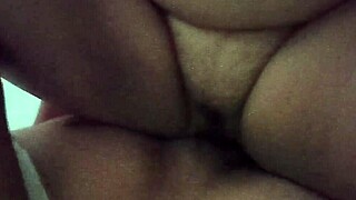 chubby latina cuñada moans as i slide in her hairy pussy slow