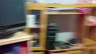 hot petite black teen sucks old grandpa daddy's thick cock then doggystyle tucked