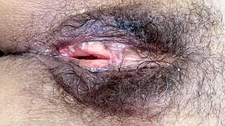 Big Hairy Pussy Flash After Fuck - Mature Latina Wife Craves More Cock