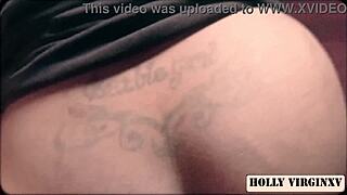 west africa's biggest creator holly virginxv screams through first wet pussy fuck
