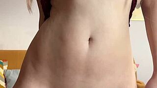 the cute 18+ teen fingers wet pussy then rides dildo to orgasm maiskii