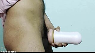 Fleshlight jerking floods me with raw ecstasy