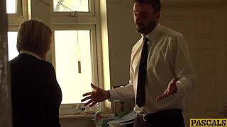 Busty MILF Amy Face Fucked and Dominated by Pascal White