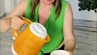 oh man, stepmom's tea time with her special creamy snacks in pov is just too good... you gotta see this roleplay!