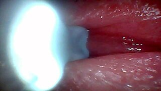 whoa endoscope catches my cock exploding cum deep inside her sloppy hole