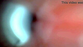whoa endoscope catches my cock exploding cum deep inside her sloppy hole