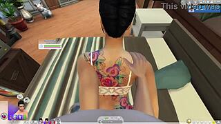 whoa cardi b's sims 4 sextape closeup pussy play got me goin
