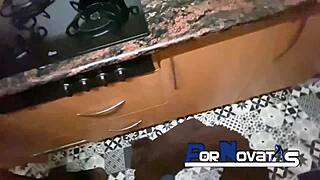 Spanish Mommy Caught In Kitchen By Victor Bloom's Thick Cock Surprise Fuck