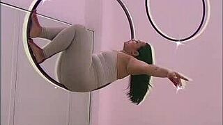 Pinay heels pole dance aerial hoops striptease