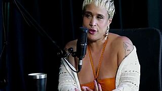 Just Joana's Sheer Red Tease Craves Real Preliminaries with Women