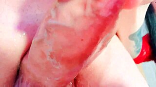 Ready to Suck Our Oiled Tranny Cocks in This Hot Shemale POV Blowjob?!