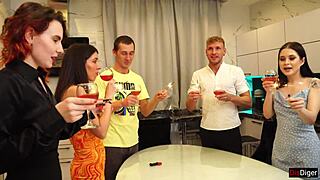 College students' new year's eve party spirals into wild group banging frenzy