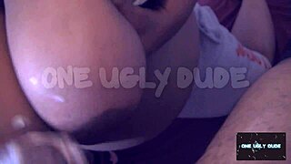 Damn, these huge black tits stroking my cock until i explode everywhere?