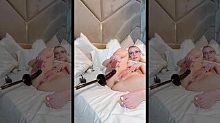 mia malkova's pussy creams extra from relentless fuck machine