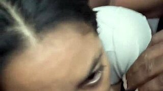 I suck driver's huge cock to pay for the ride - watch us fuck outdoors!