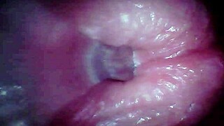whoa endoscope catches my cock exploding cum deep inside her sloppy hole