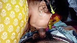 i bent over this beautiful indian bhabhi and fucked her tight ass doggy style then she sucked my huge cock deep it was pure fun