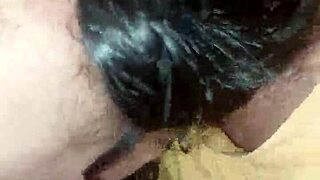 Latina Submissive Sucks Fat Cock with Titty Fuck and Creampie Finish