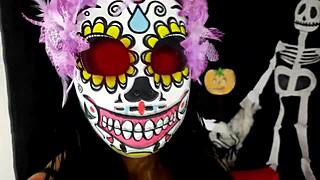 la catrina's horny as fuck slamming dildo in wet pussy till squirting orgasms