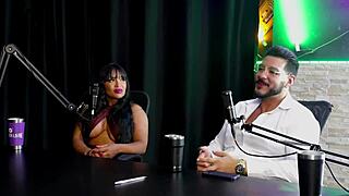 hey, french guy meets brazilian swinger... now he's easing into liberal menage with cherie watching?