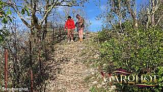 Taboo Stepmom Caught Risky Forest Outdoor Play