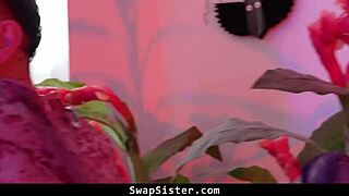Stepsiblings trapped together, why not swap partners for wild bent over cowgirl orgy foursome taboo sex?