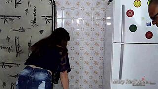 Curvy Blonde Milf Cleans Then Takes Hubby's Huge Cock Deepthroat and Interracial Fuck
