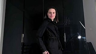 coated up she drops it all to suck cock then scores epic bonus fucks on bed