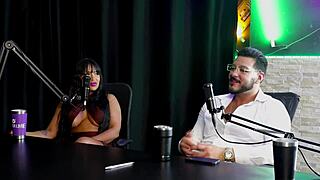hey, french guy meets brazilian swinger... now he's easing into liberal menage with cherie watching?