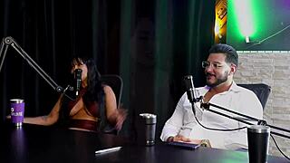 hey, french guy meets brazilian swinger... now he's easing into liberal menage with cherie watching?