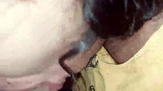 Latina Submissive Sucks Fat Cock with Titty Fuck and Creampie Finish