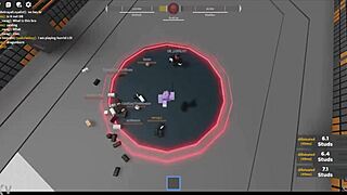 roblox sword fights turn into epic monster battles with huge clashes