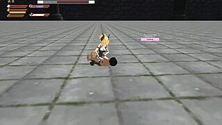 3D Hentai Femdom University Game Features Bowsette's Intense Fight Sex Gameplay