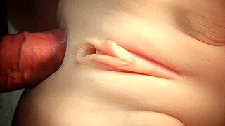 Double penetration stretches her tight white ass wide open