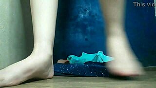 innocent game with asian stepsis hides bathroom big cock blowjob dildo frenzy escalation