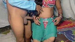 desi indian bahu, sasur gifted baby doll dress for christmas hard pussy fuck??