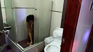 i spied on my cute sister-in-law bathing couldn't hold back fucked her doggy right there on top hope we're alone again soon