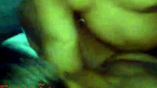 socando rola deep in preta's hairy big pussy till orgasm