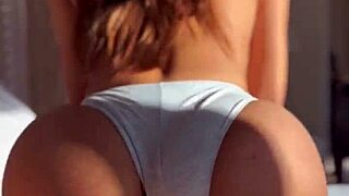 early morning latina wakes him with perfect reverse cowgirl ride till hot cumshot bliss.