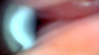 whoa endoscope catches my cock exploding cum deep inside her sloppy hole
