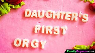 Her First Family Orgy Explodes at 18!