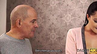 Daddy4k Old Man Copulates Petite Young 18+ Girl Happily