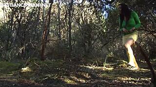 babe, your big tits feel amazing bent over in this forest fuck!