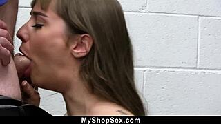 Teen Caught Shoplifting Bent Over Fucked Hard By Angry Store Owner