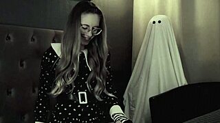 Halloween Wednesday Addams Rides Cock Hard With Amazing Juicy Moans