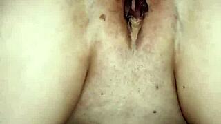 milf deepthroats cock then takes bent over anal creampie