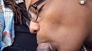 Sexy Braces Milf Wife Sucks Fucks Doggy in Car